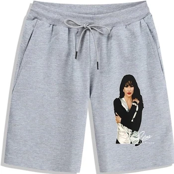 Новые мужские шорты с логотипом Selena, черно-белые шорты из чистого хлопка для мужчин, мужские шорты с принтом на заказ