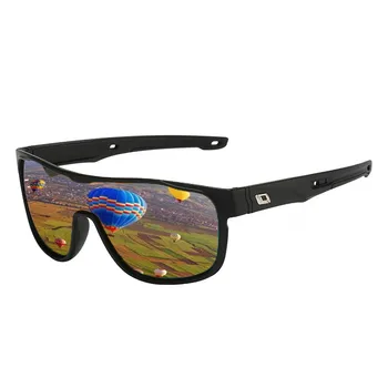 Новые цельные велосипедные солнцезащитные очки в большой оправе для мужчин, Спортивные солнцезащитные очки для вождения, Женские очки для езды на велосипеде, Ретро солнцезащитные очки-козырьки
