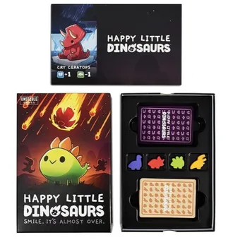 Полный английский Happy Little Dinosaurus, стратегия Happy Little Dinosaurus, карточная настольная игра