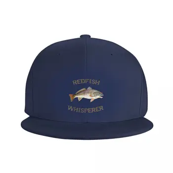 Шептун из красной рыбы, футболка с красной рыбой, бейсбольная кепка, шляпа джентльмена, женская пляжная шляпа для пикника, мужская пляжная шляпа